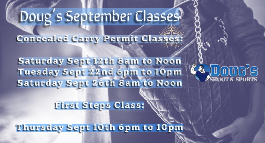 Doug's September Classes